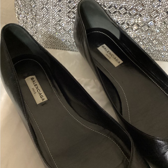 Authentic Balenciaga black flats size 37 1/5 - Picture 9 of 13